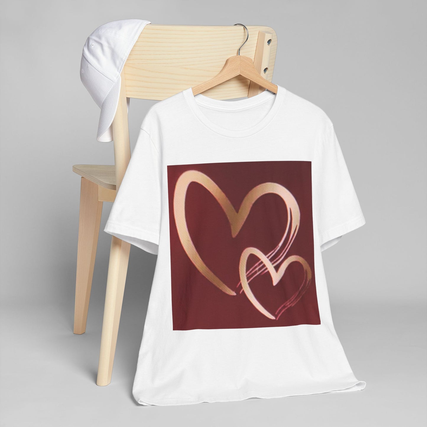 Love Heart Unisex Jersey T-Shirt - Perfect for Valentine's Day & Everyday Wear