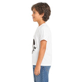 Kids Tee — "Stay Pawsitive" Cute Puppy Graphic