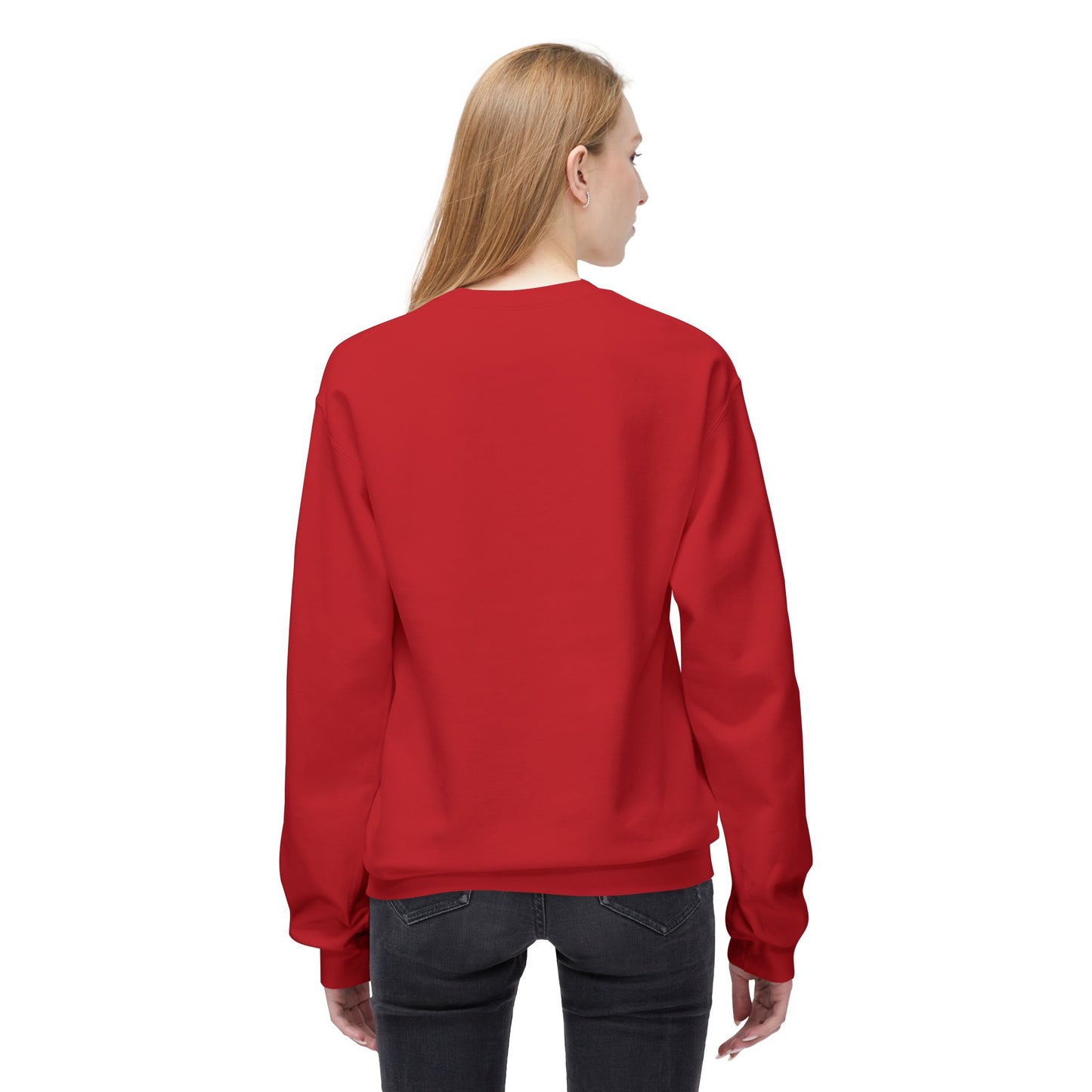 Holiday Festive Dog Design Crewneck Sweatshirt - Unisex Christmas Apparel