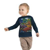 Toddler Tee - Custom T-Rex Design, 100% Combed Ringspun Cotton, Unisex Fit