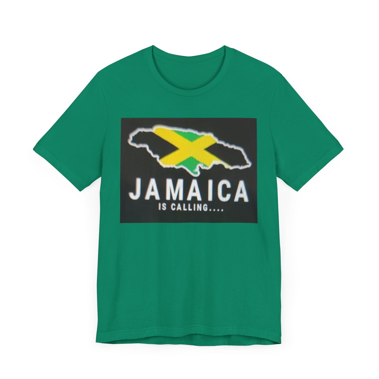 Jamaica Is Calling Unisex Jersey Tee - Casual Summer Vibe