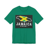 Jamaica Is Calling Unisex Jersey Tee - Casual Summer Vibe