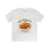 I'm Thankful for my grandma - Happy Thanksgiving 2025! Kids Softstyle Tee