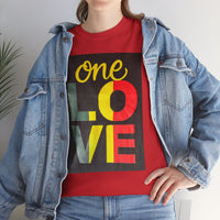 Valentine's Day SALE - ONE  LOVE Unisex Heavy Cotton Tee