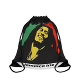 Jamaica Irie Drawstring Bag — Reggae Rasta Backpack with Dreadlocks