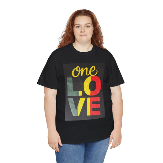 ONE LOVE Unisex Tee - Sustainable Cotton Comfort