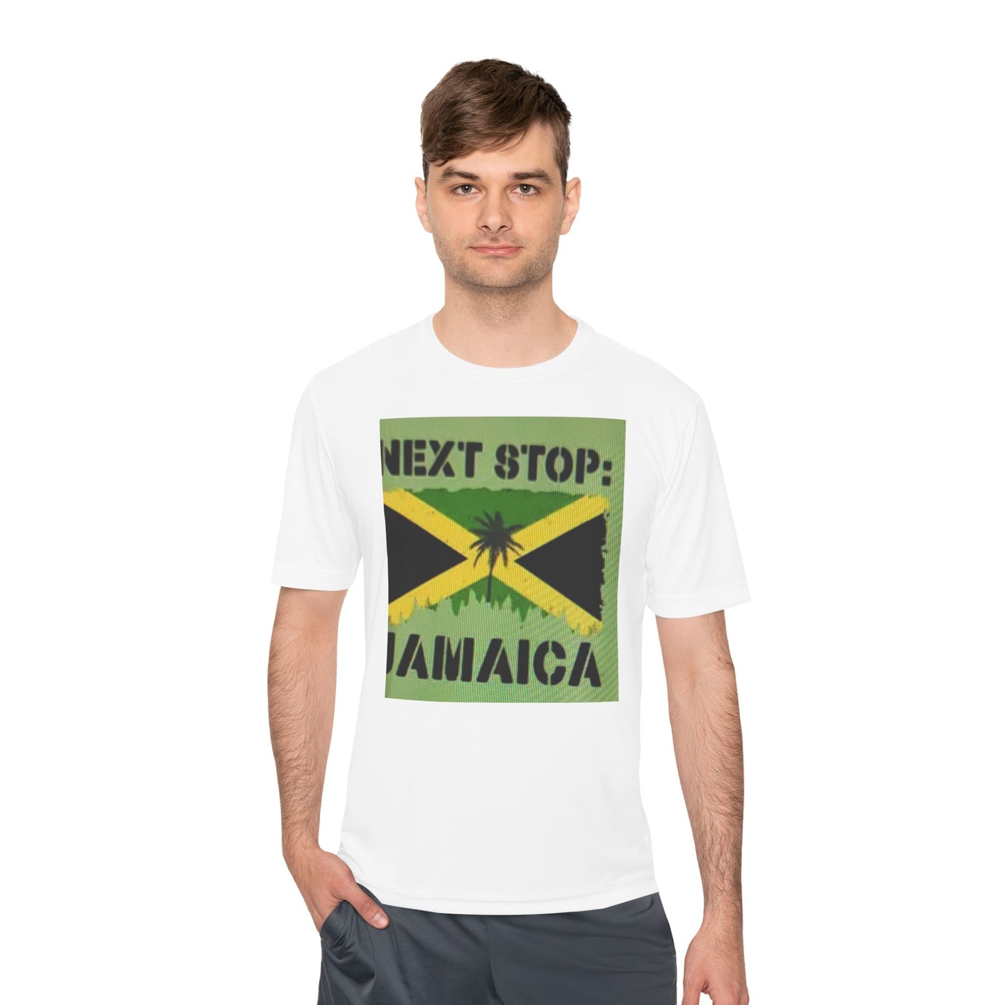 Jamaica Next Stop Unisex Moisture Wicking Tee