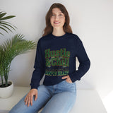 Hustle & Chill Crewneck Sweatshirt — Campus Streetwear Graphic Pullover