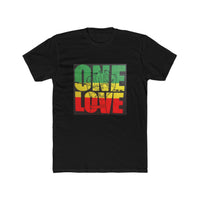 Cotton Crew Tee - ONE LOVE Unisex Shirt with High Quality Print