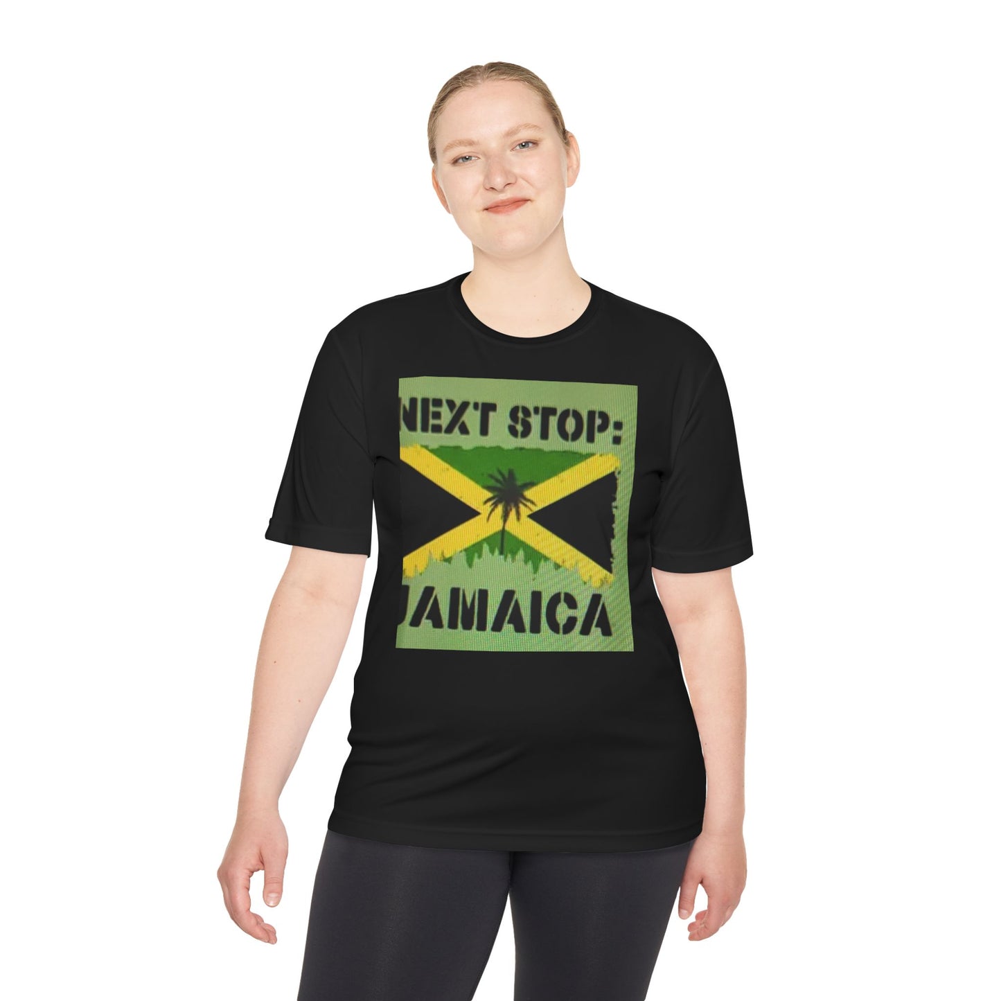 Jamaica Next Stop Unisex Moisture Wicking Tee