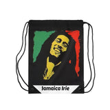 Jamaica Irie Drawstring Bag — Reggae Rasta Backpack with Dreadlocks