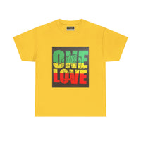 ONE LOVE Unisex Heavy Cotton Tee