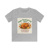 I'm Thankful for my grandma - Happy Thanksgiving 2025! Kids Softstyle Tee