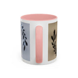 Blessed Accent Coffee Mug - 11oz & 15oz | Positive Vibes for Every Sip