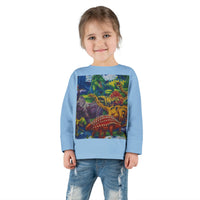 Toddler Tee - Custom T-Rex Design, 100% Combed Ringspun Cotton, Unisex Fit