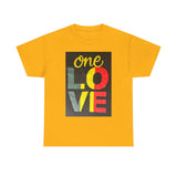 Valentine's Day SALE - ONE LOVE Unisex Heavy Cotton Tee