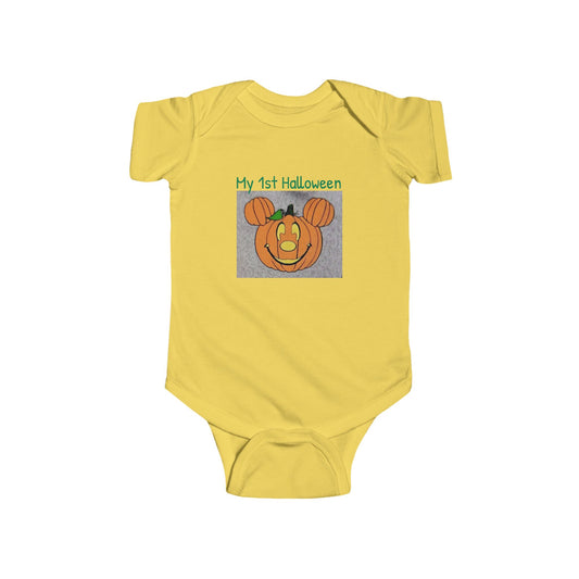 Infant Fine Halloween Jersey Bodysuit