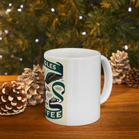 Eagle Lover's Ceramic Mug, 11oz, 15oz, Gift for Birdwatchers, Coffee Enthusiasts, Nature Lovers, Unique Home Decor