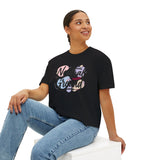 Neutral Ground Boxy Tee — Women's Cropped Graphic Shirt
