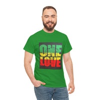 ONE LOVE Unisex Heavy Cotton Tee