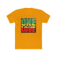 Cotton Crew Tee - ONE LOVE Unisex Shirt with High Quality Print