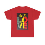 Valentine's Day SALE - ONE LOVE Unisex Heavy Cotton Tee