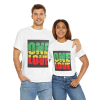 ONE LOVE Unisex Heavy Cotton Tee