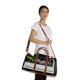 Weekend Getaway Bag, Durable Travel Duffel for Gym, Summer Vacation, Family Trips, Lightweight Nylon, MALVIA Design