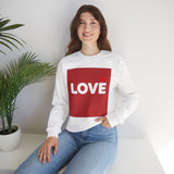 LOVE Unisex Crewneck Sweatshirt - Cozy Style for Special Occasions