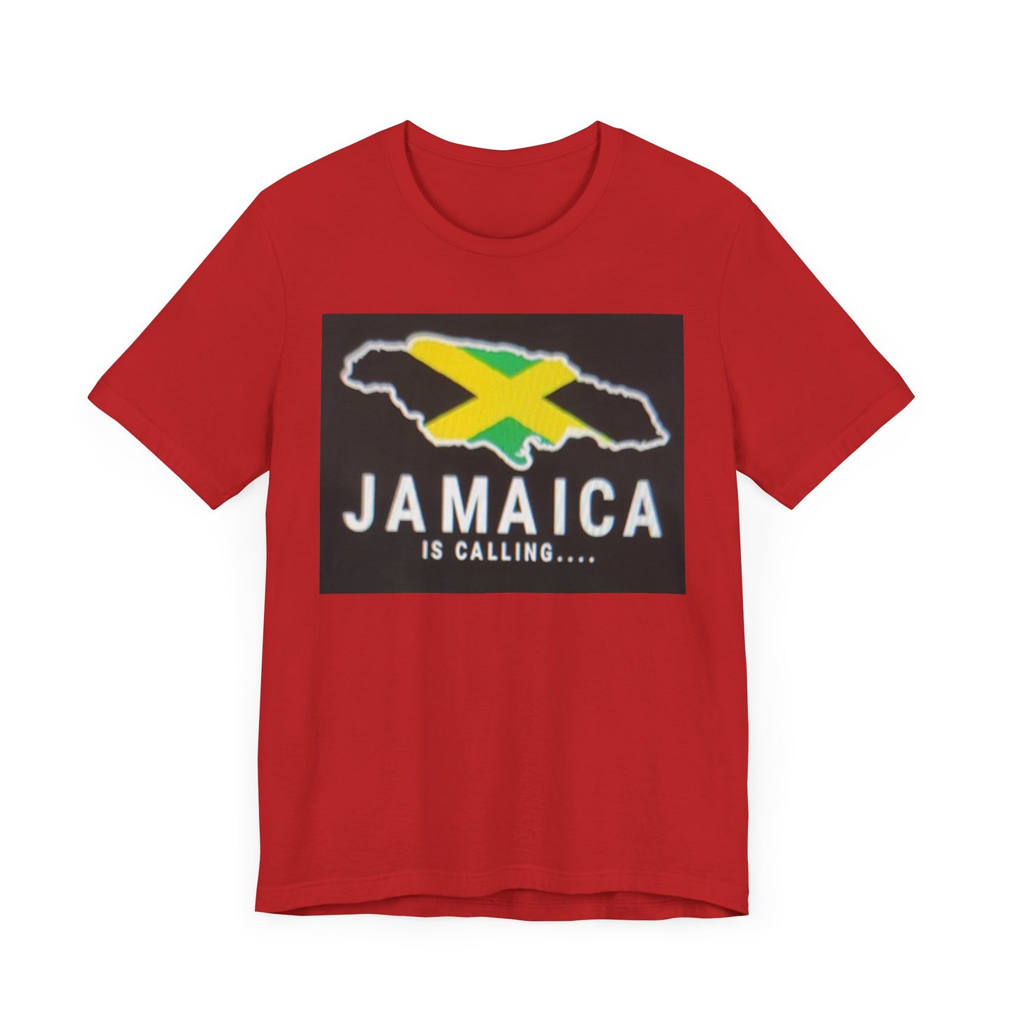 Jamaica Is Calling Unisex Jersey Tee - Casual Summer Vibe