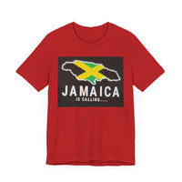 Jamaica Is Calling Unisex Jersey Tee - Casual Summer Vibe