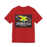 Jamaica Is Calling Unisex Jersey Tee - Casual Summer Vibe