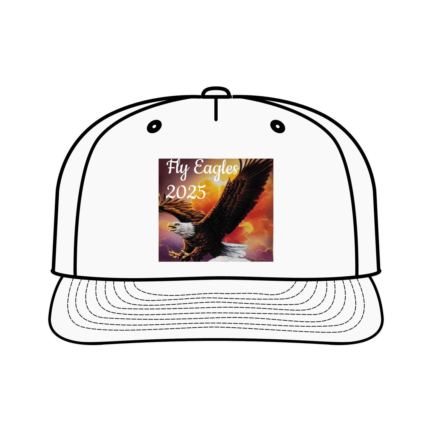 Surf Cap - Fly Eagles 2025 Stylish Headwear for Eagle Fans