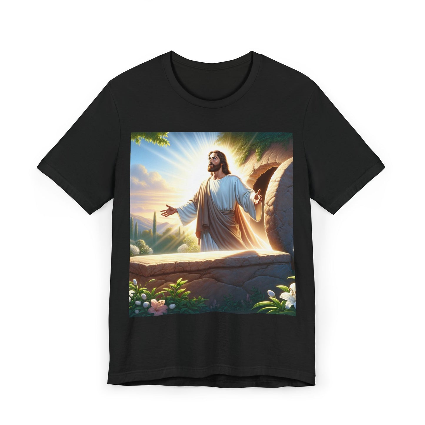 Inspirational Faith T-Shirt: He Is Risen Indeed, Christian Apparel, Easter Gift, Religious Tee, Unisex Graphic Shirt